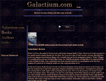 Tablet Screenshot of galactium.com